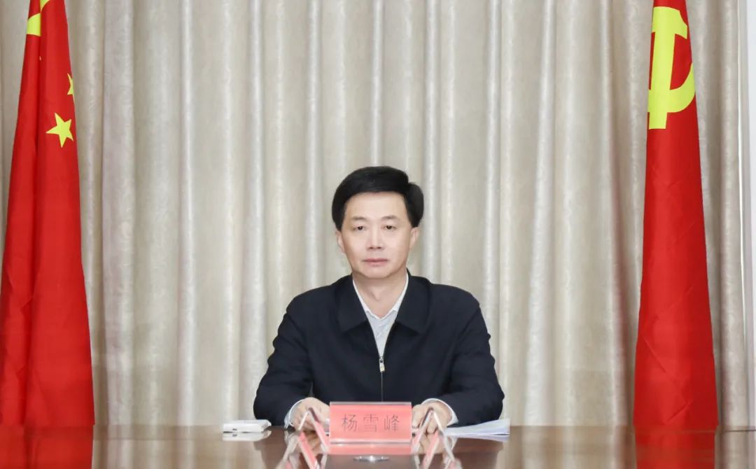 杨雪峰在全市政法条线工作会议上强调:以“干在实处…